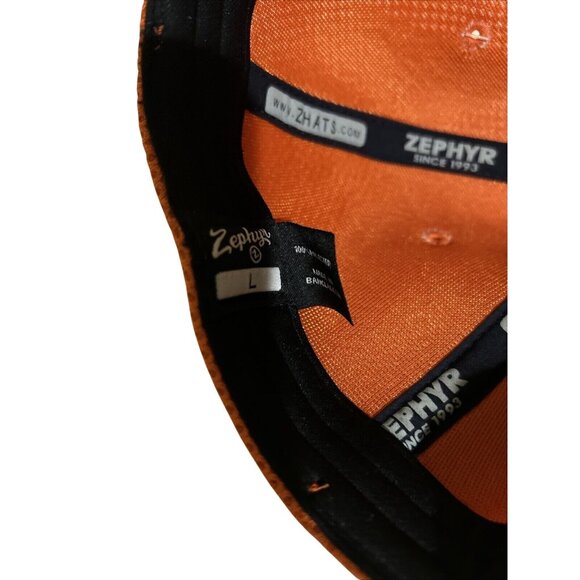 AU Auburn Tigers Stretch Fit Hat Large Blue Orange Outdoor Zephy NCAA College NE - Picture 9 of 10